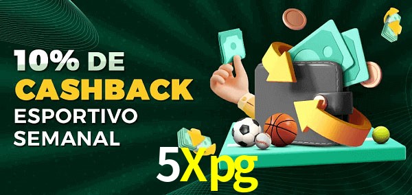 10% de bônus de cashback na 5Xpg