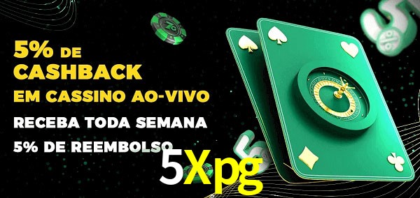 Promoções do cassino ao Vivo 5Xpg